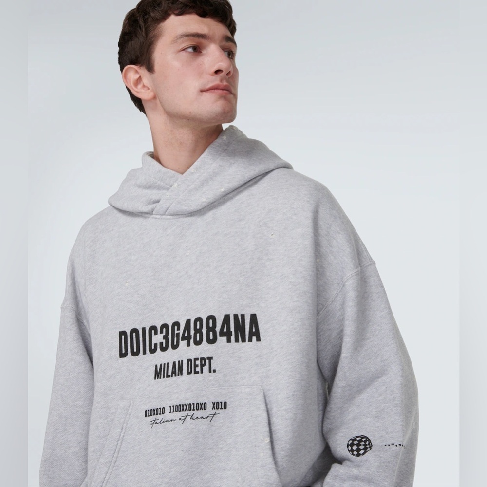 Dolce & Gabbana Cotton Sweatshirt Hoodie Size XXL